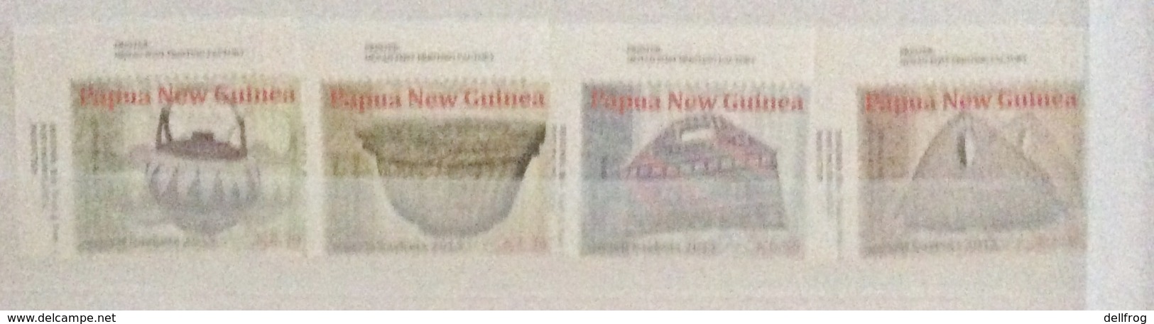 Papua New Guinea-2013 Woven Baskets Set  MNH - Papua New Guinea