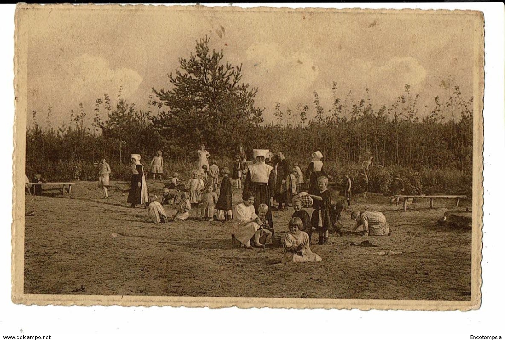 CPA-Carte Postale-Belgique-Ravels- Openlucht Scool Voor Zwakke Meisjes 1946VM8784 - Ravels