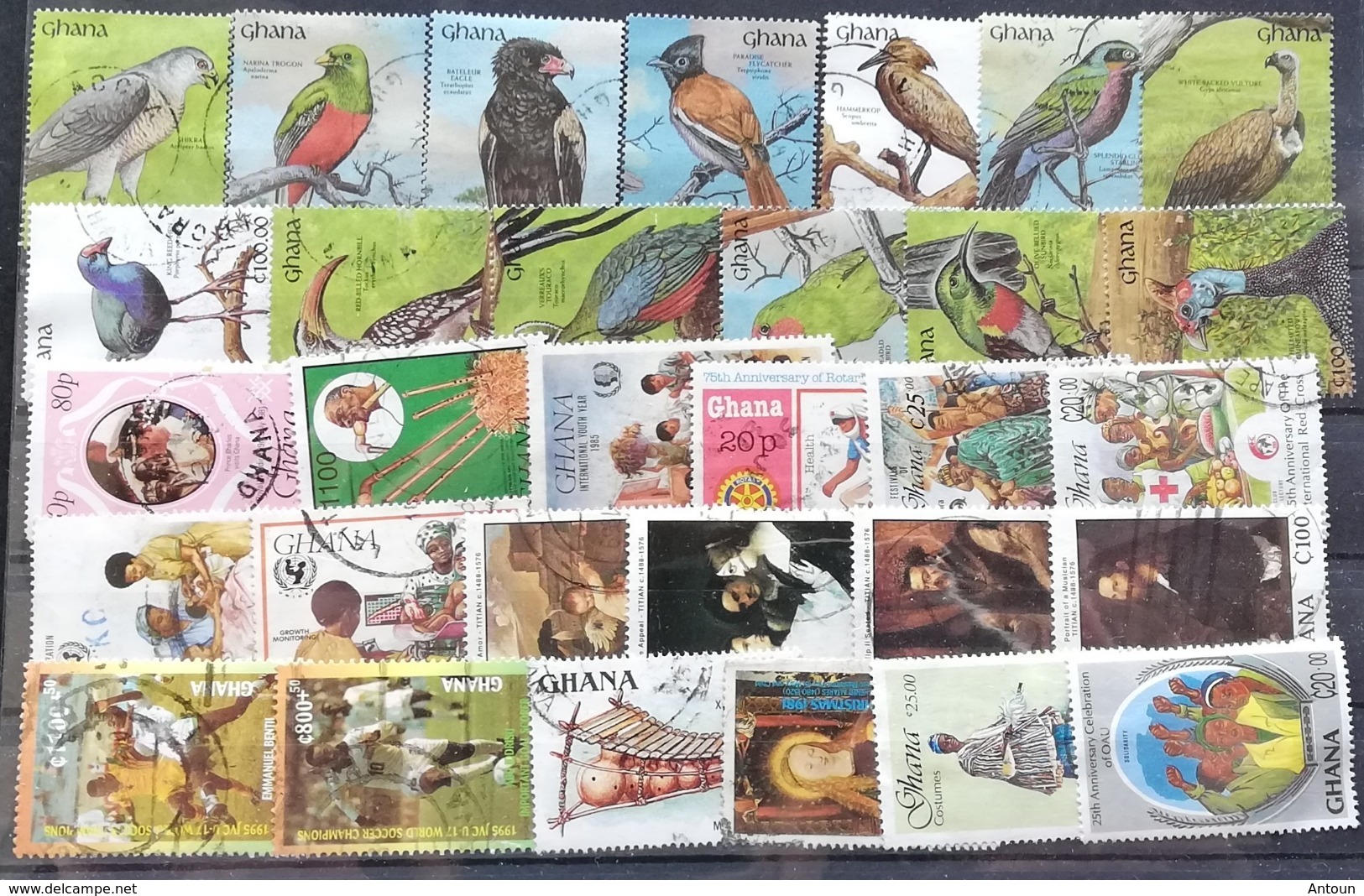 Ghana Mixed LOT USED  Postage Fee To Be Added On All Items - Ghana (1957-...)
