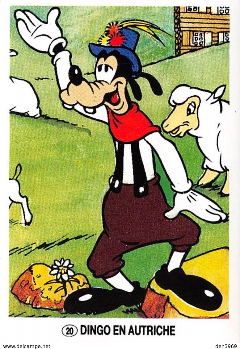 Walt Disney - MICKEY et ses amis à travers le Monde - Publicité La Vache Qui Rit / Fromageries Bel - Petits Autocollants