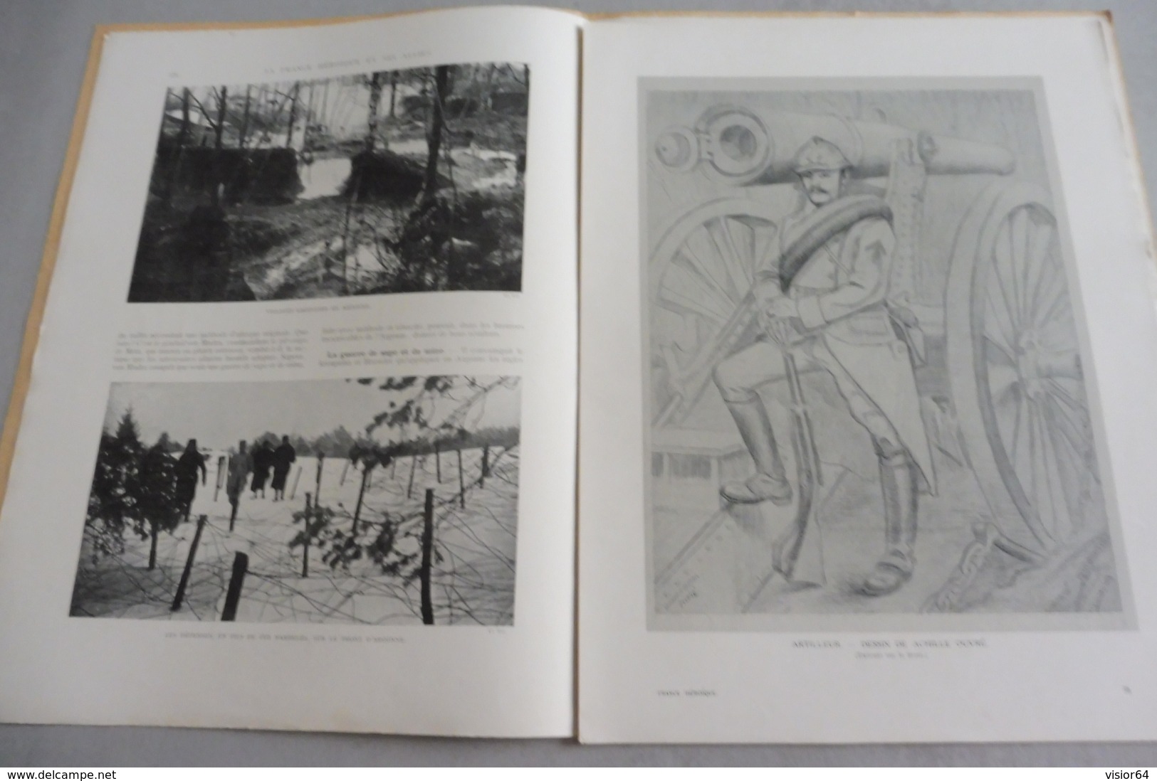 LA FRANCE HÉROÏQUE ET SES ALLIES 1914 1916- FRONT D'ARGONNE GUERRE DE SAPE ET MINE VAUQUOIS EPARGES COMBRES-VERDUN