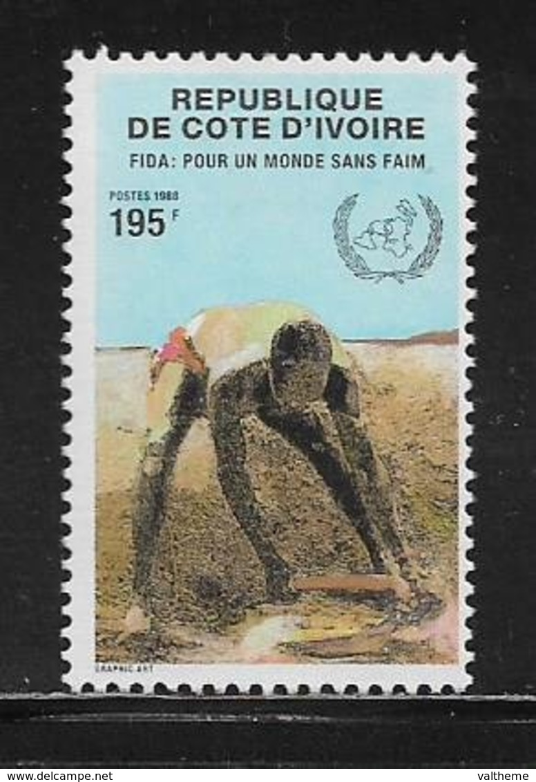 COTE D'IVOIRE ( CDIV - 181 ) 1988 N° YVERT ET TELLIER   N° 802  N* - Côte D'Ivoire (1960-...)