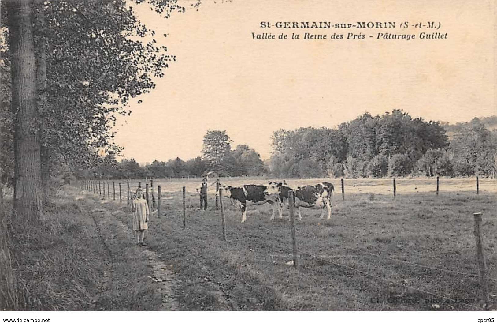 77. N° 104408 . St Germain Sur Morin .vallee De La Reine Des Pres . - Otros & Sin Clasificación