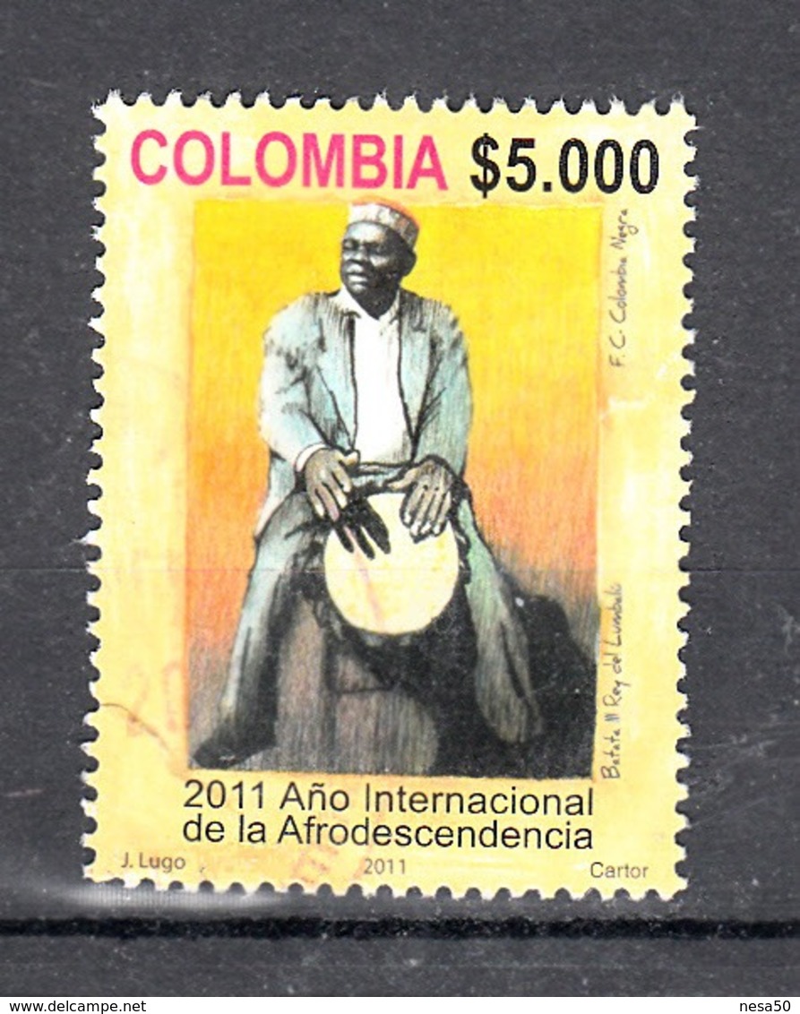 Colombia 2011 Mi Nr 2741, Muziek, Music, Trommelaar - Colombie