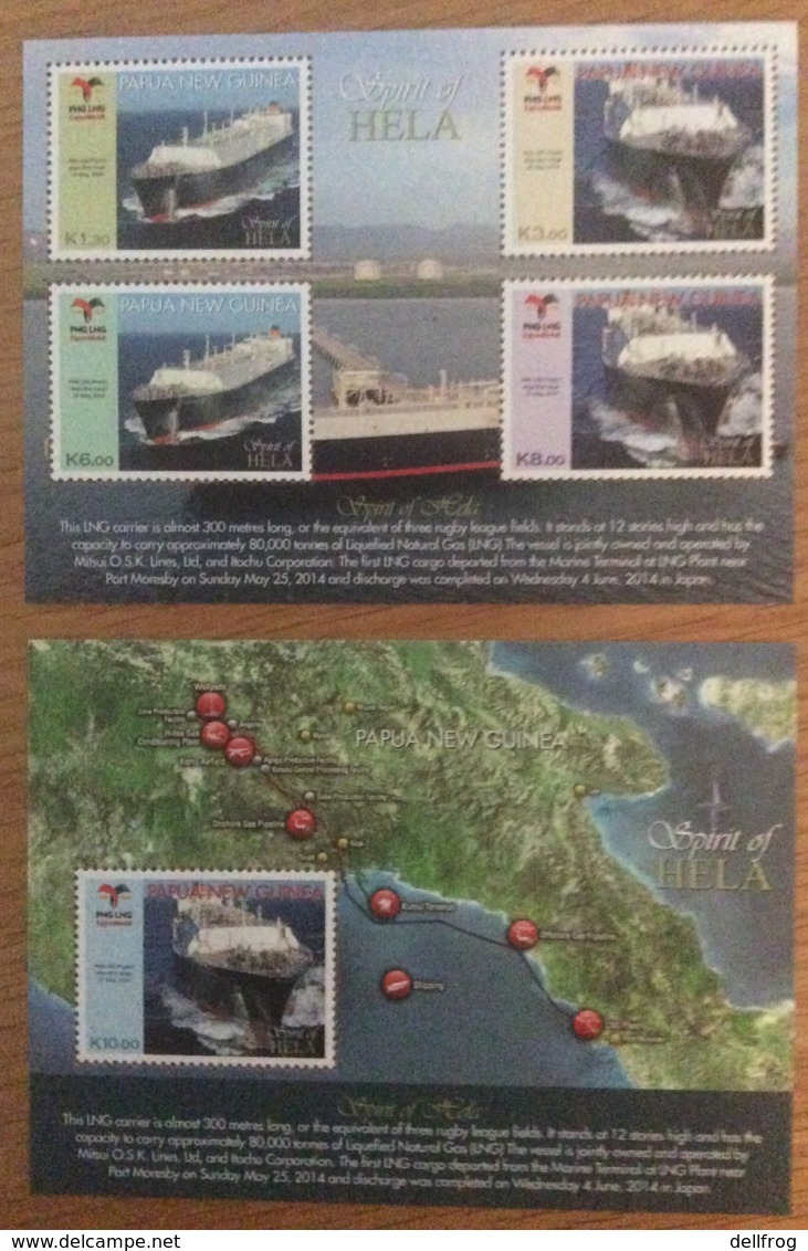 Papua New Guinea-2014 Spirit Of |heal 2 Minisheets MNH - Ships