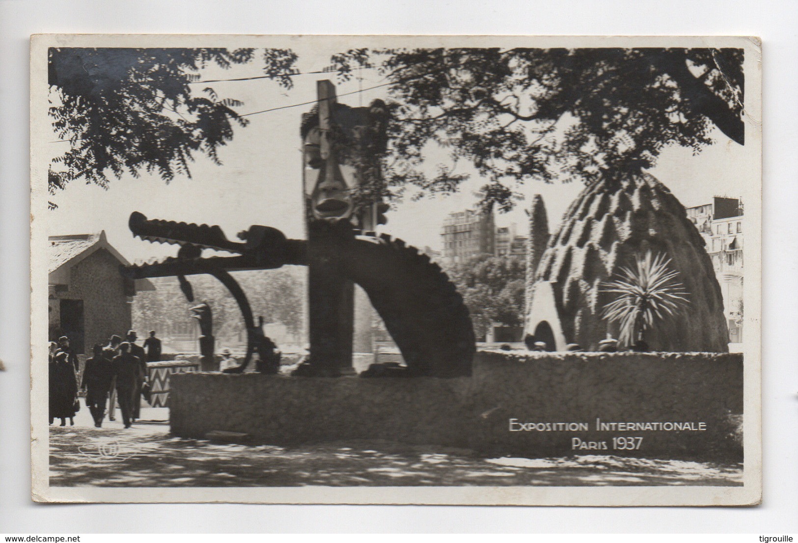 CP27186 - Paris - Exposition Internationale 1937 – Section Coloniale – Afrique Equatoriale - Ecrite - Exposiciones