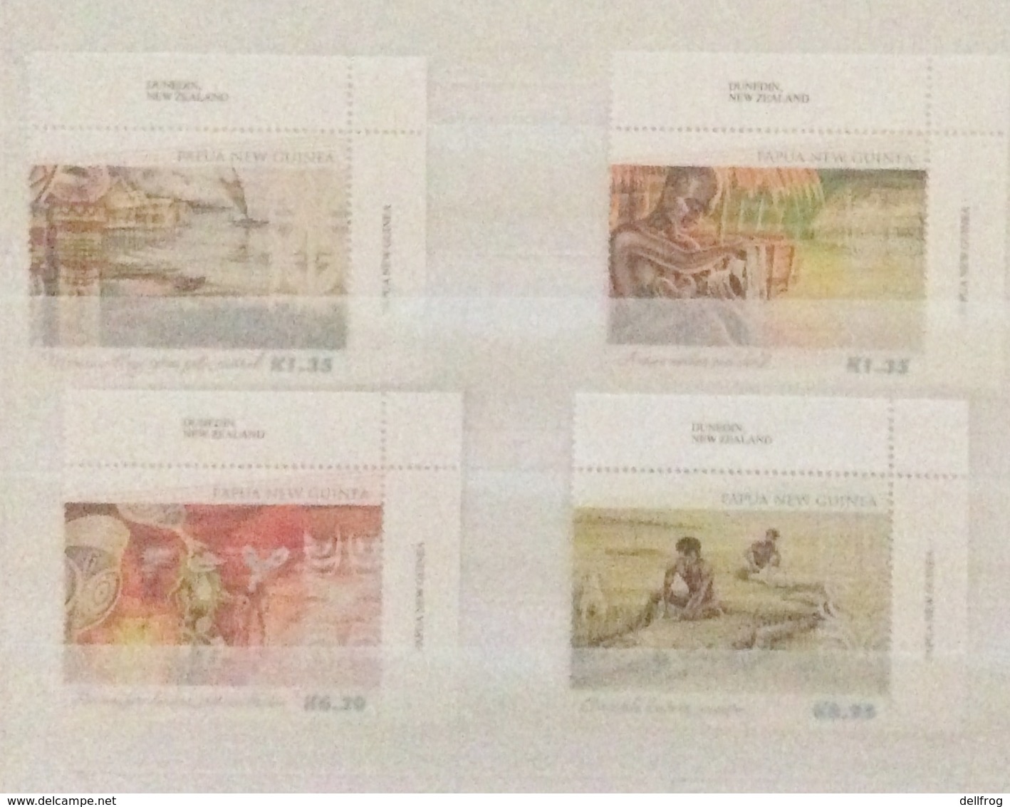 Papua New Guinea-2015 Traditionasl Paintings Set MNH - Papua New Guinea