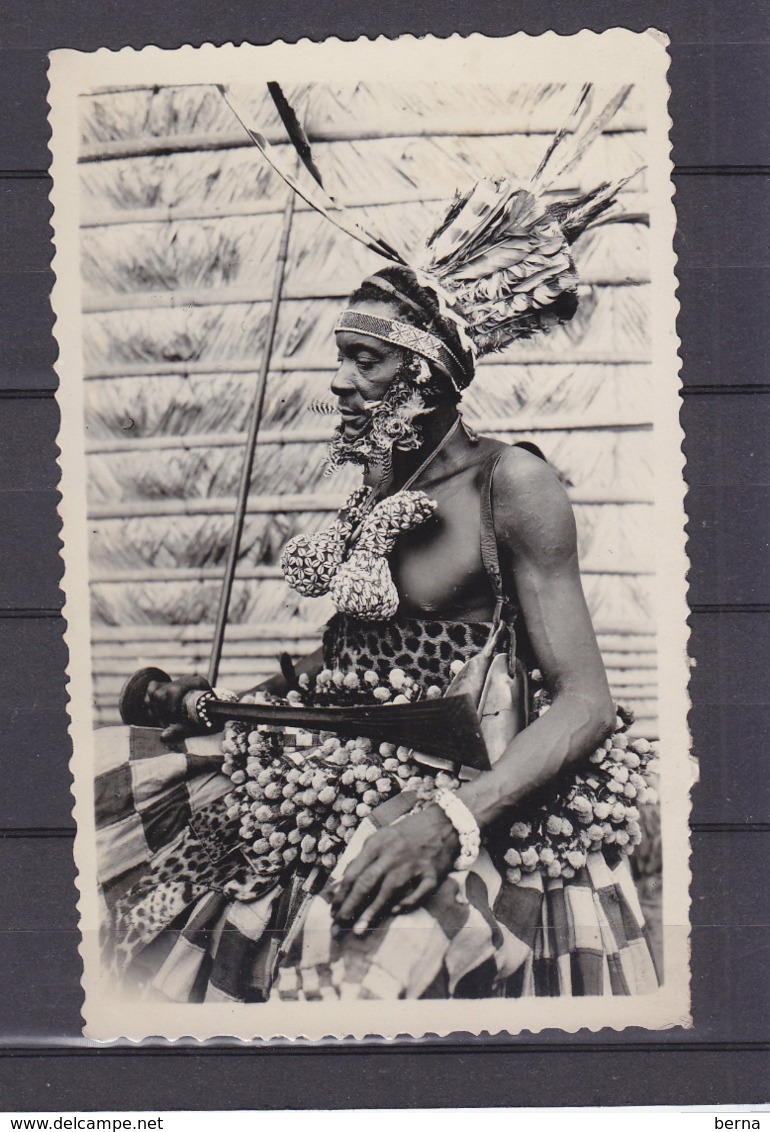 AFRIQUE PHOTO 8.5CM*13.5CM ETHONOGRAPHIE  DANSEUR - Non Classés