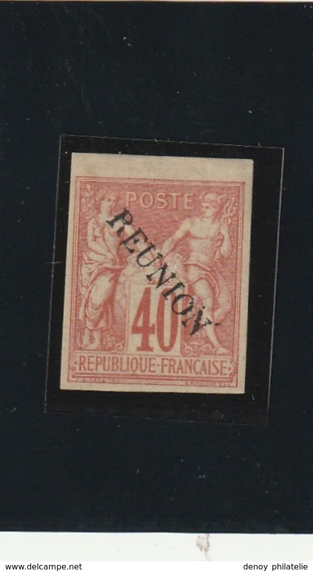 Réunion N°15  Avec Charniére *trés Prope Petit Bord De Feuille, Fraicheur Postale - Nuovi