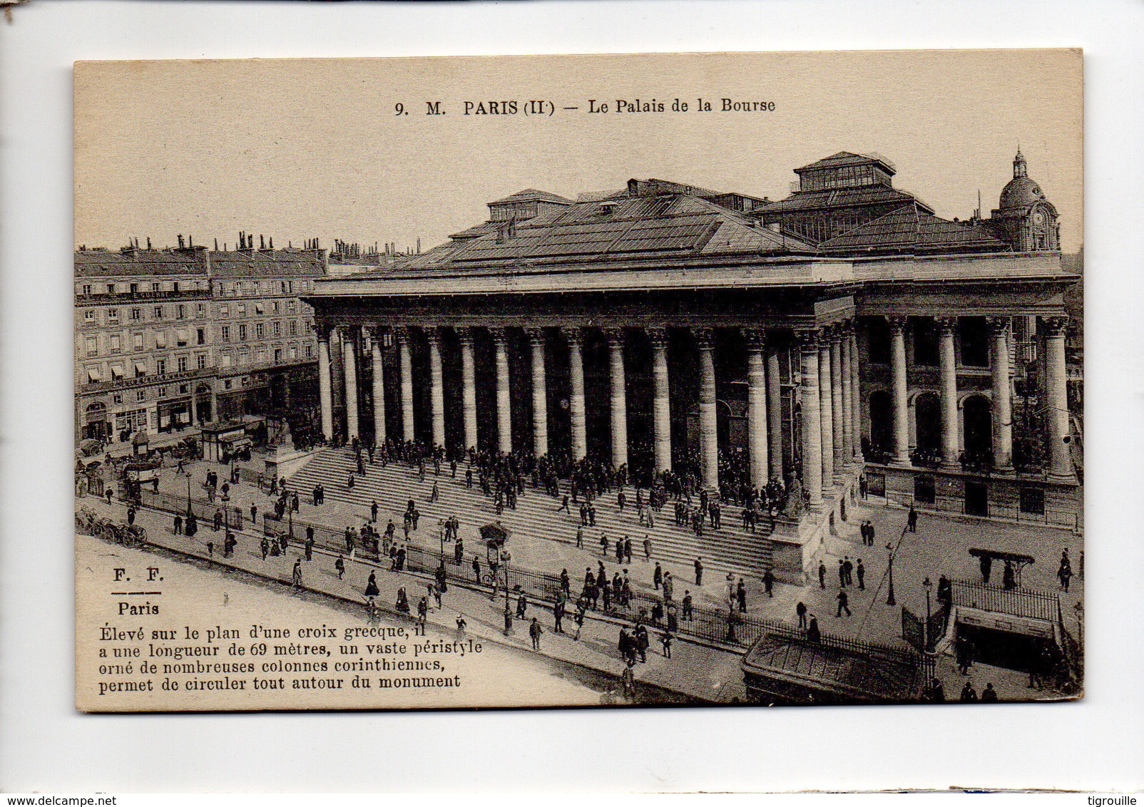 CP29352 - Paris - Le Palais De La Bourse - Voyagée - Other Monuments