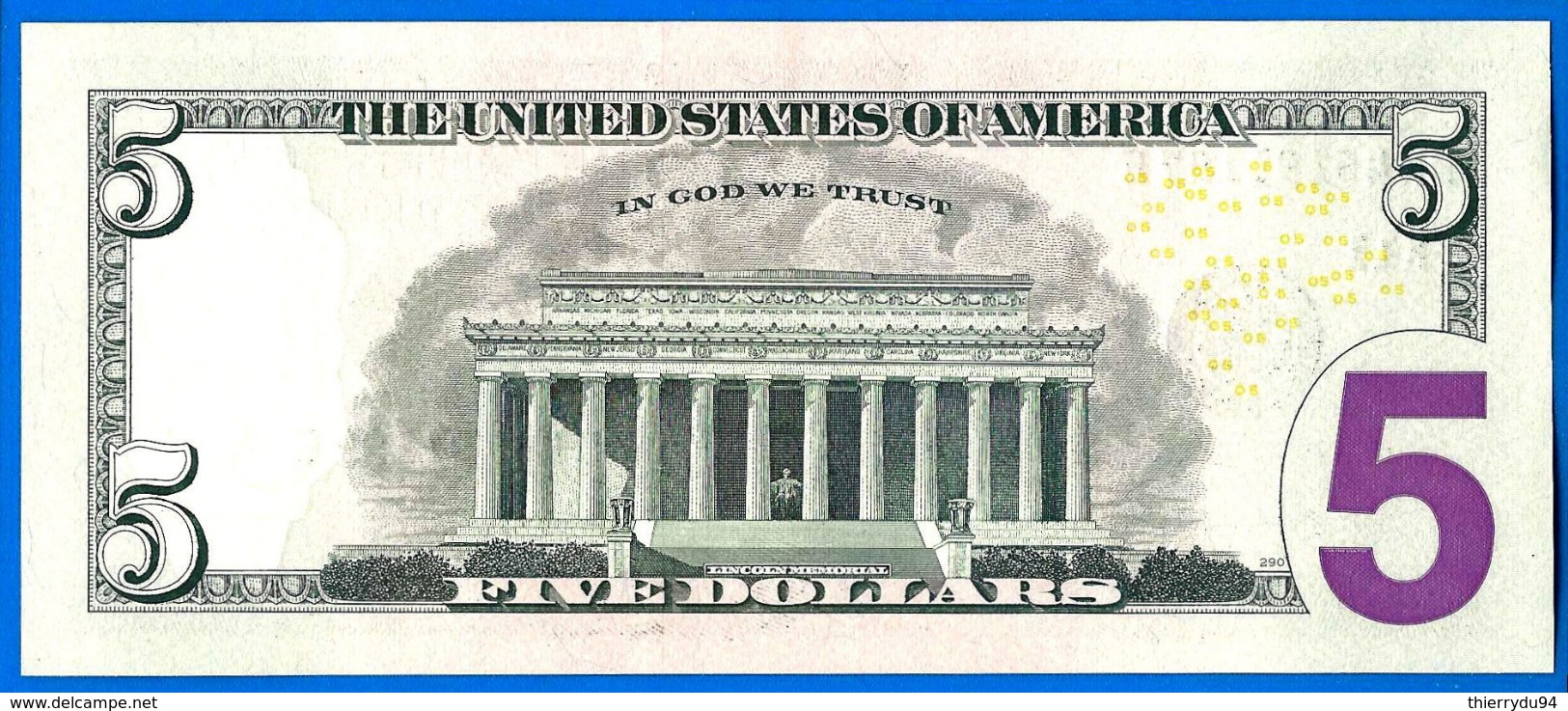 Usa 5 Dollars 2013 Neuf UNC Mint Dallas K11 Suffixe E Que Prix + Port Etats Unis United States Dollars US Skrill Paypal - United States Notes (1862-1923)