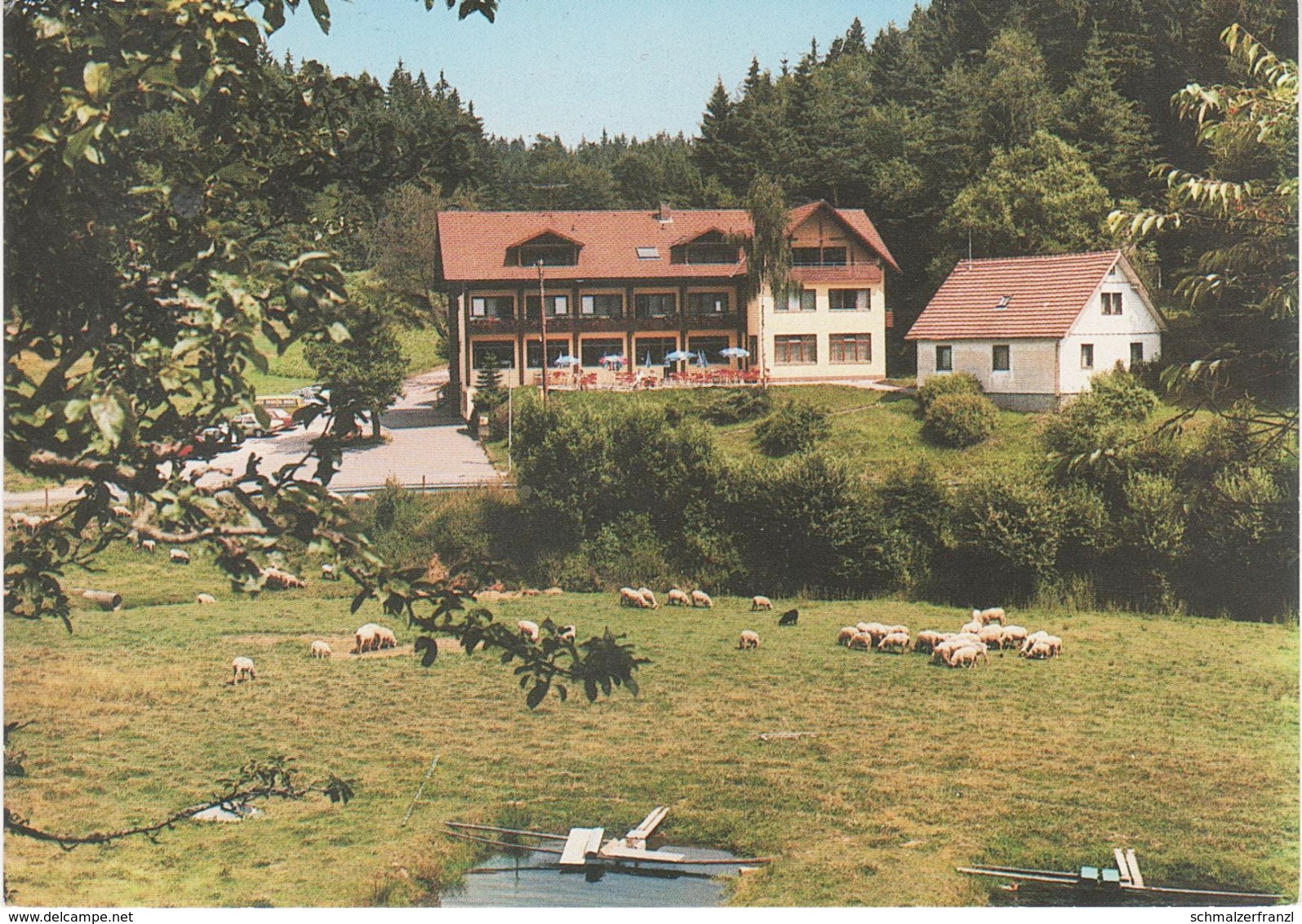 AK Oberlohrgrund Spessart Pension Gaststätte Immenhof A Heigenbrücken Heinrichsthal Jakobsthal Habichsthal Sommerkahl - Lohr