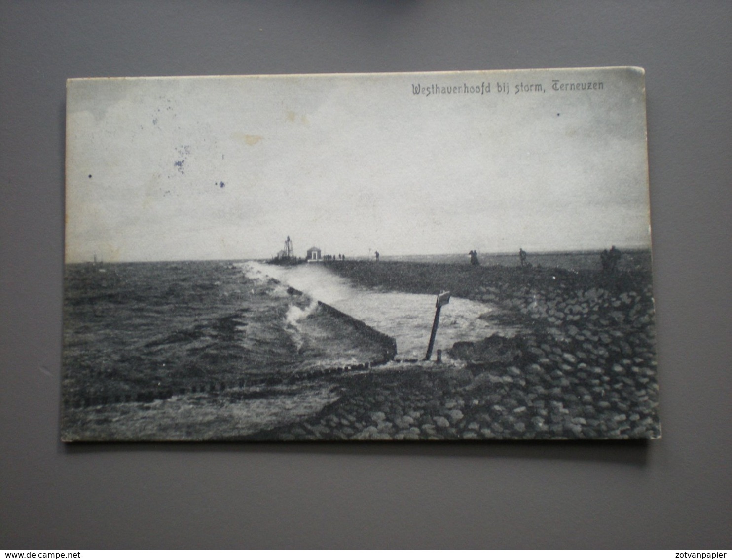 TERNEUZEN - WESTHAVENHOOFD BIJ STORM 1909 - Terneuzen