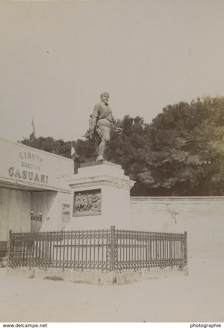 France Avignon Cirque Casuani Place Crillon Ancienne Photo 1890 - Oud (voor 1900)