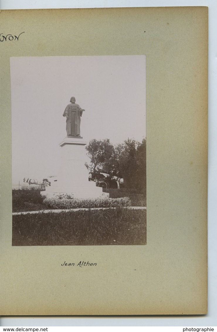 France Avignon Statue Jean Althen Ancienne Photo 1890 - Alte (vor 1900)