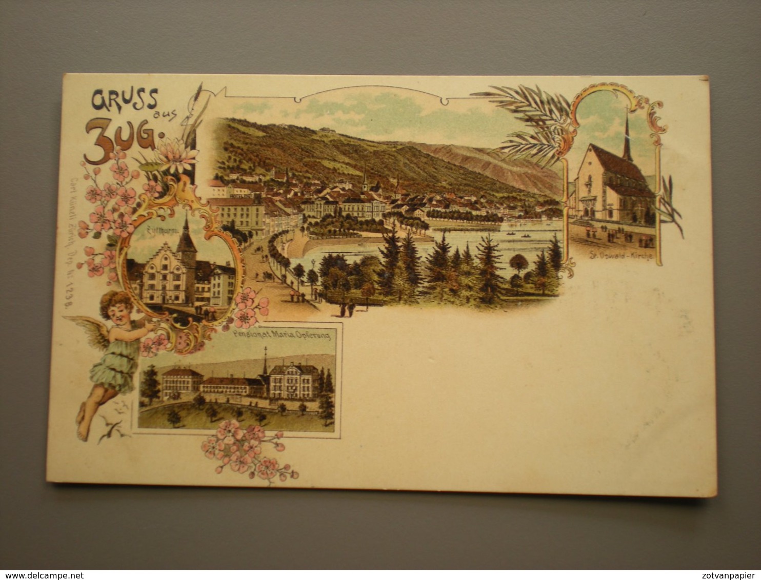 ZUG - LITHO  CARL KUNZLI - Zoug