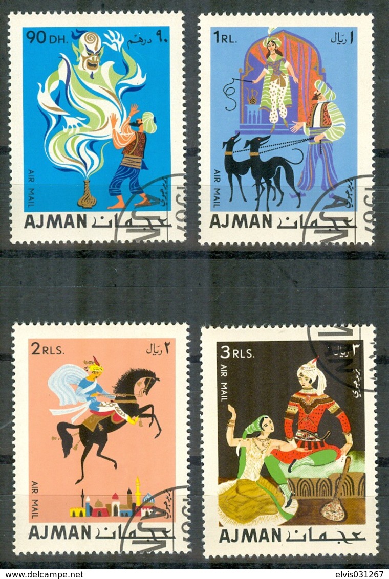 Ajman 1967, Michel No. : 172-175A, Cancelled - - Ajman