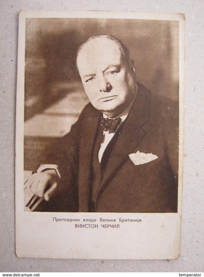 Winston Churchill - Prime Minister Of Great Britain / Edition Of The Belgrade Printing - Personnages