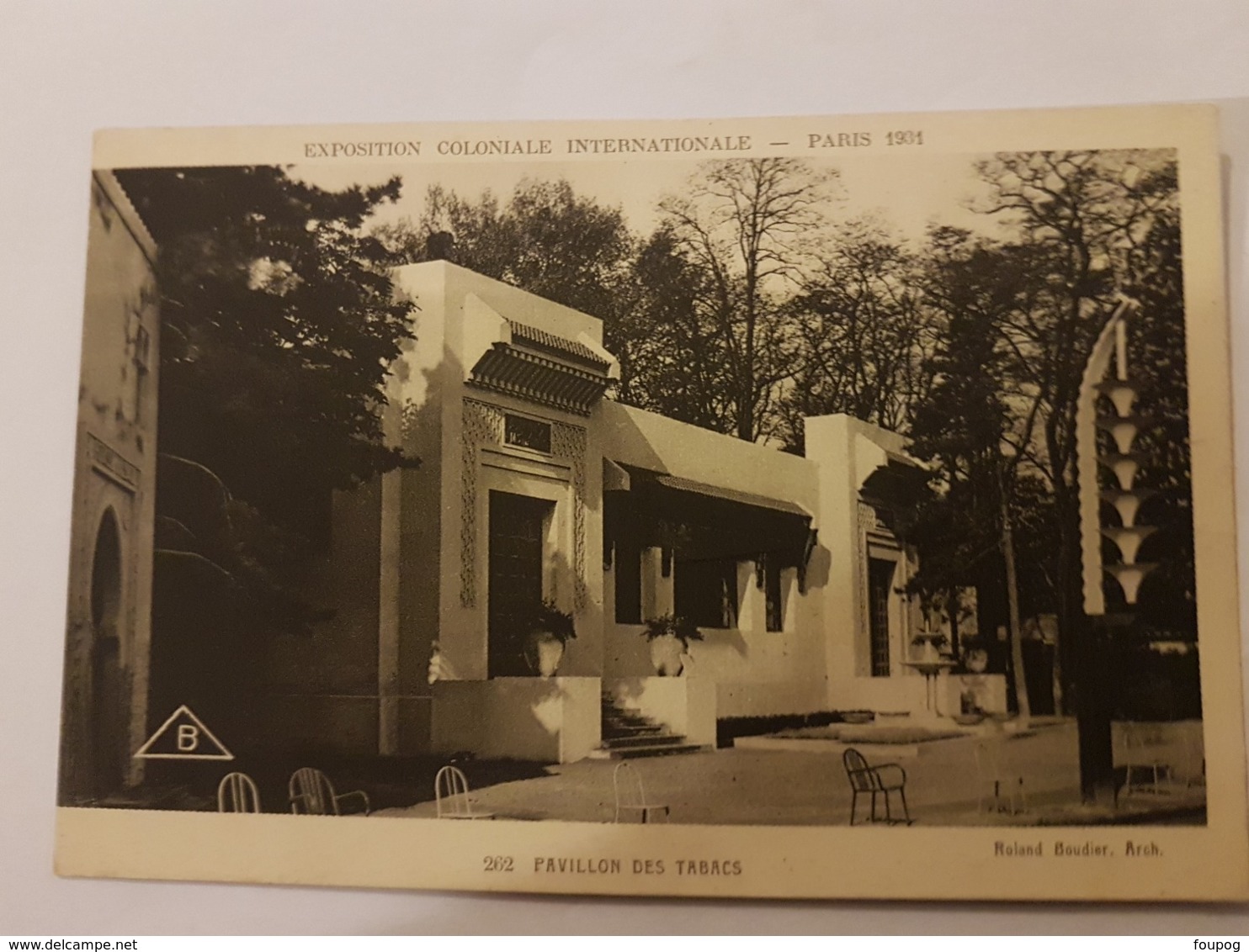 CPA PARIS EXPOSITION COLONIALE 1931 PAVILLON DES TABACS - Expositions