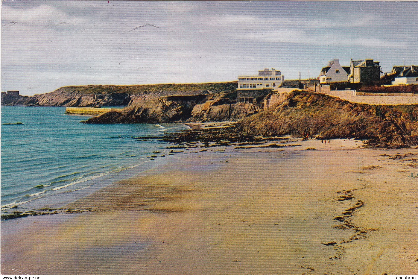 29. LE CONQUET. HOTEL RESTAURANT DE LA POINTE SAINTE BARBE ET PLAGE DE PORTEZ . ANNEE 1978 + TEXTE - Le Conquet