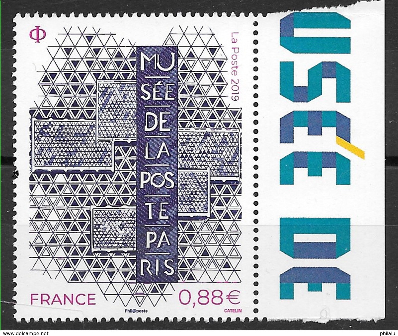 FRANCE Musée De La Poste - Salon D'automne Bord De Feuille Habillée  (2019) Neuf** - Unused Stamps