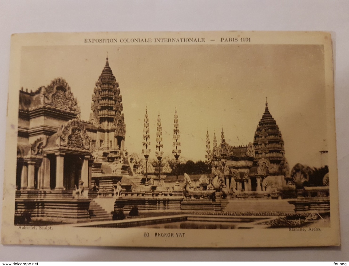 CPA PARIS EXPOSITION COLONIALE 1931 ANGKOR VAT 60 - Expositions