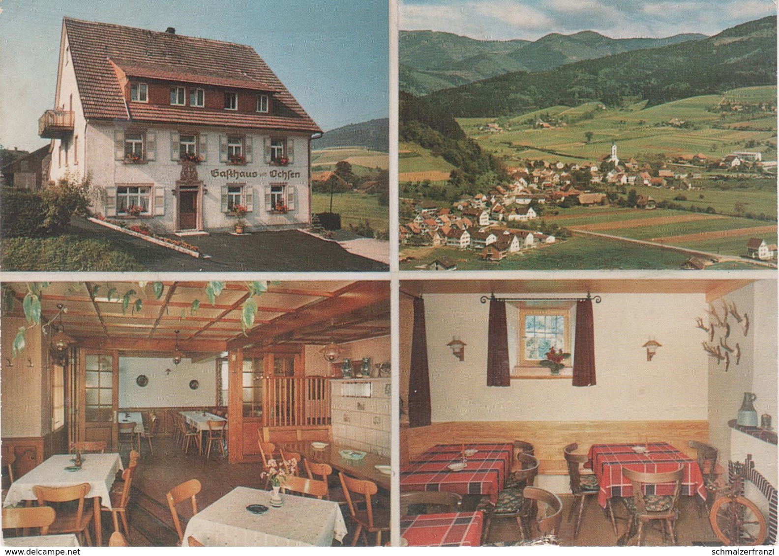 AK Oberwinden Schwarzwald Gasthaus Zum Ochsen A Winden Im Elztal Elzach Niederwinden Bleibach Gutach Yach Waldkirch - Elzach