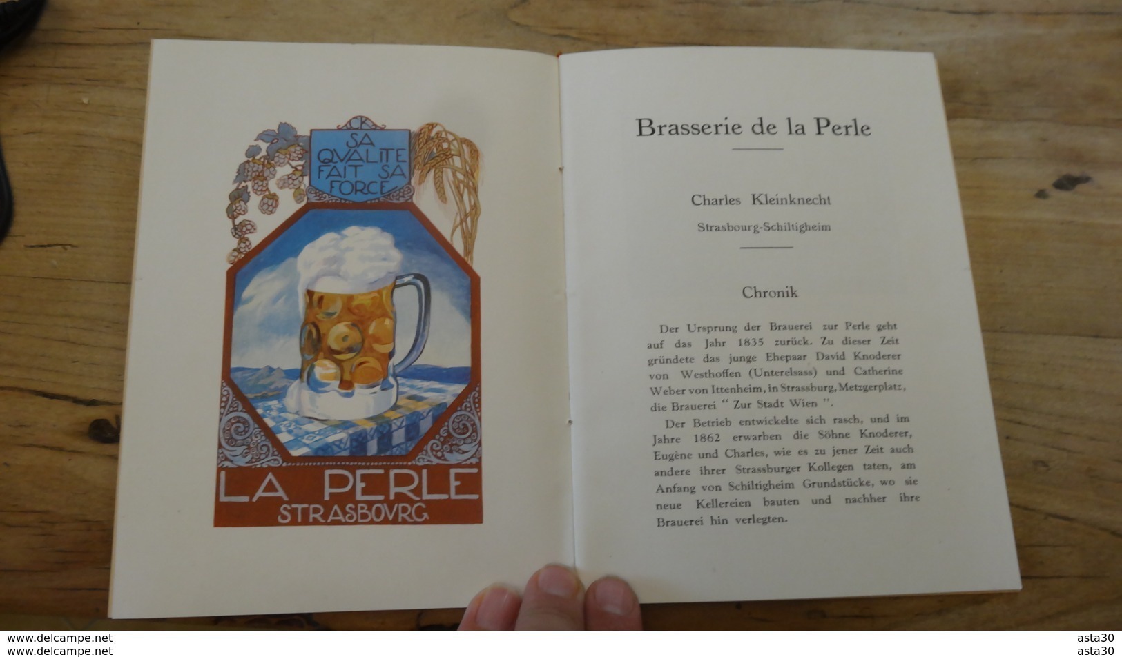 Livret Publicitaire Pour La Biere De La PERLE - Publicités