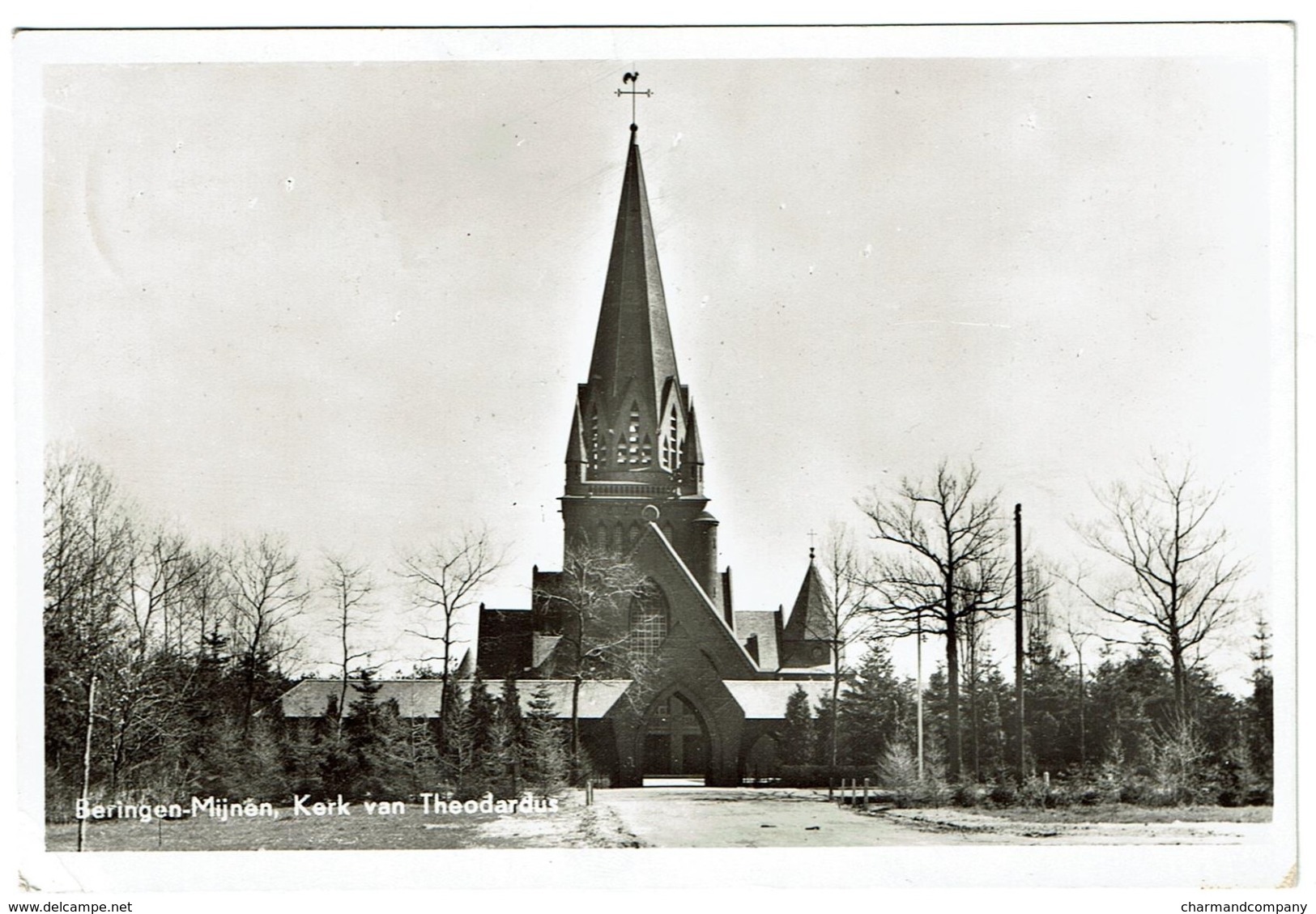 Carte Photo - Beringen - Mijnen - Kerk Van Theodardus - 1963 - Uitg. Dirix-Werck Hasselt - 2 Scans - Beringen