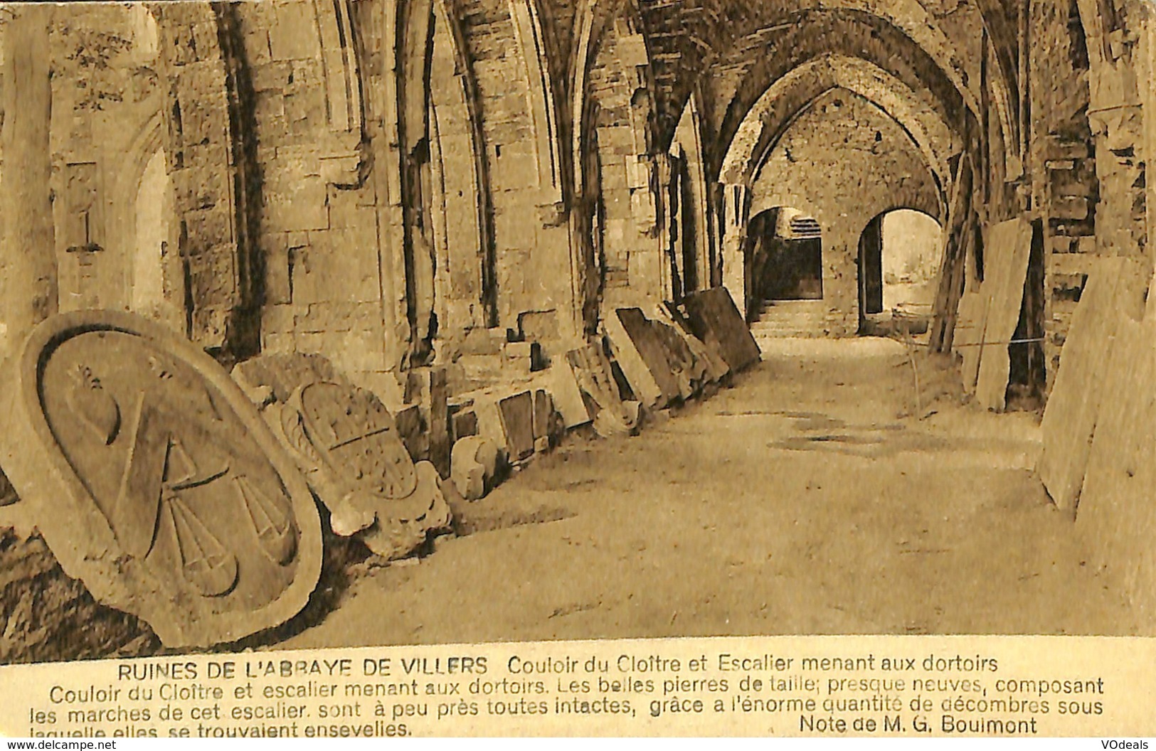 CPA - Belgique - Ruines De L'Abbaye De Villers - Couloir Du Cloître - Villers-la-Ville