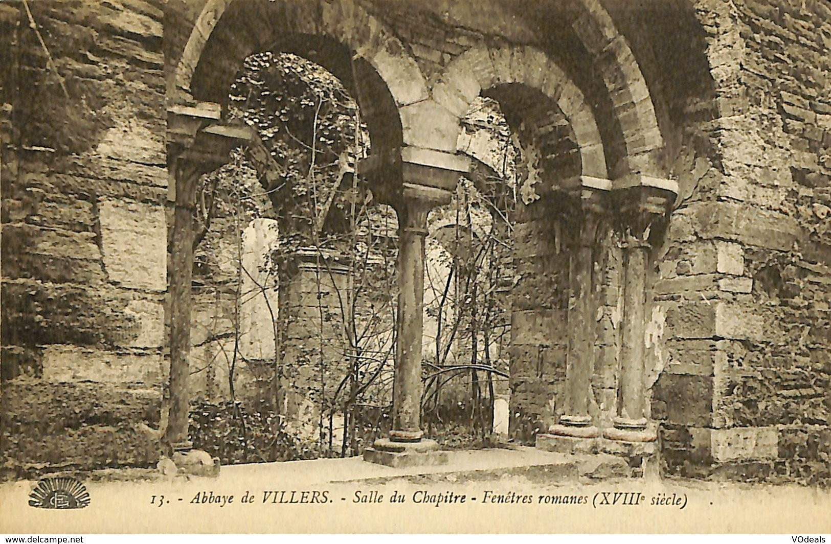 CPA - Belgique - Ruines De L'Abbaye De Villers - Salle Du Châpitre - Villers-la-Ville