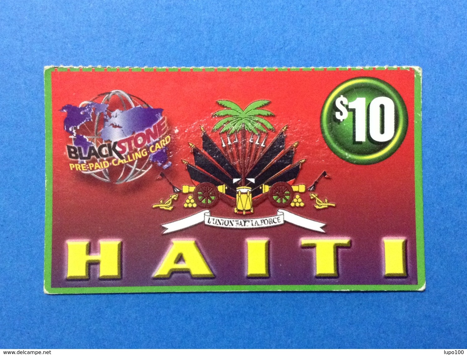 Carta Scheda Telefonica Prepagata Usata HAITI Prepaid Calling Card Used $ 10 - Haiti