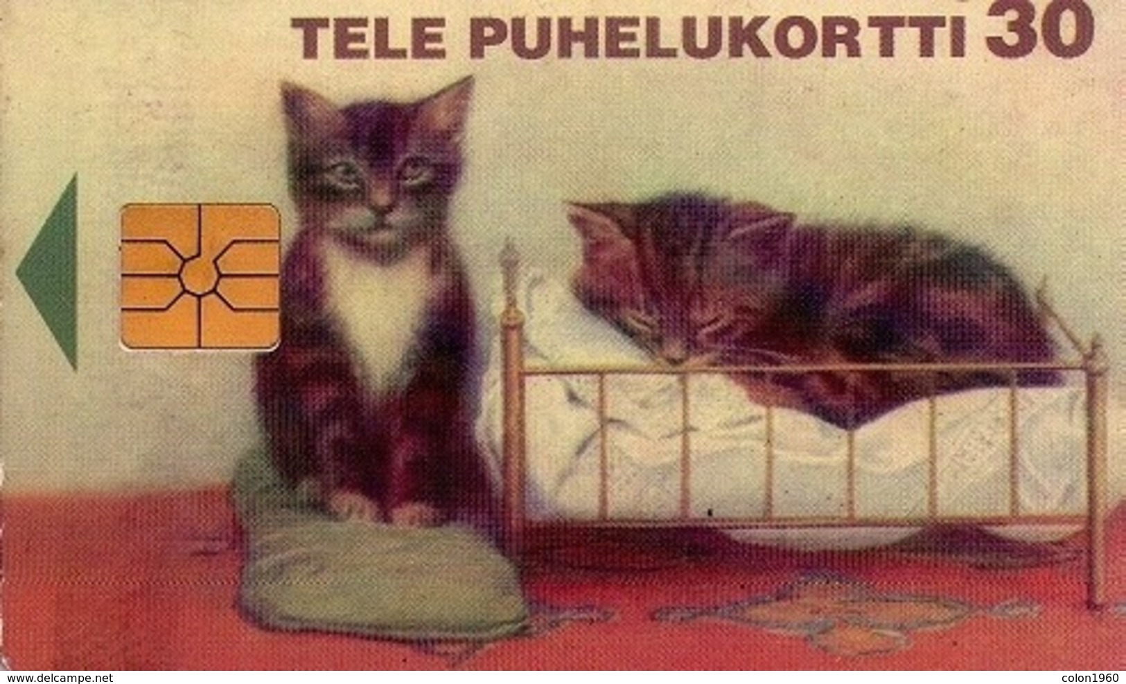 FINLANDIA. FI-SON-D-0119. GATOS - CATS. St. Valentine's Day 1997.  01/1997. (683). - Cats
