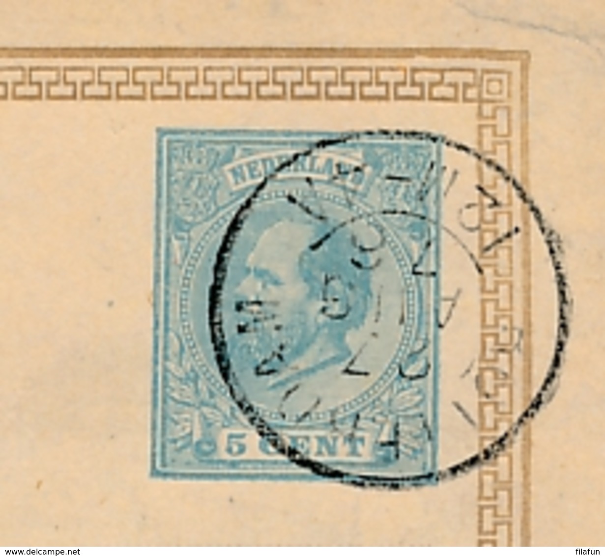 Nederland - 1876 - 5 Cent Willem III, Briefkaart G11 Van Rotterdam Naar Coblenz / Deutschland - Material Postal