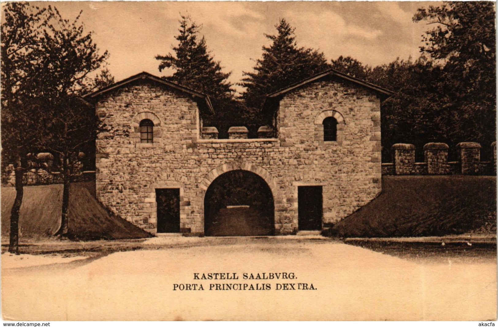 CPA AK Saalburg Porta Principalis Dextra GERMANY (931591) - Saalburg