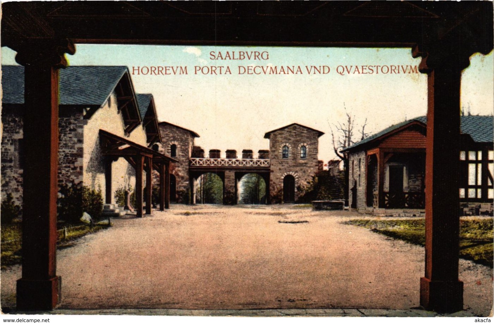 CPA AK Saalburg Horreum Porta Decumana GERMANY (931606) - Saalburg