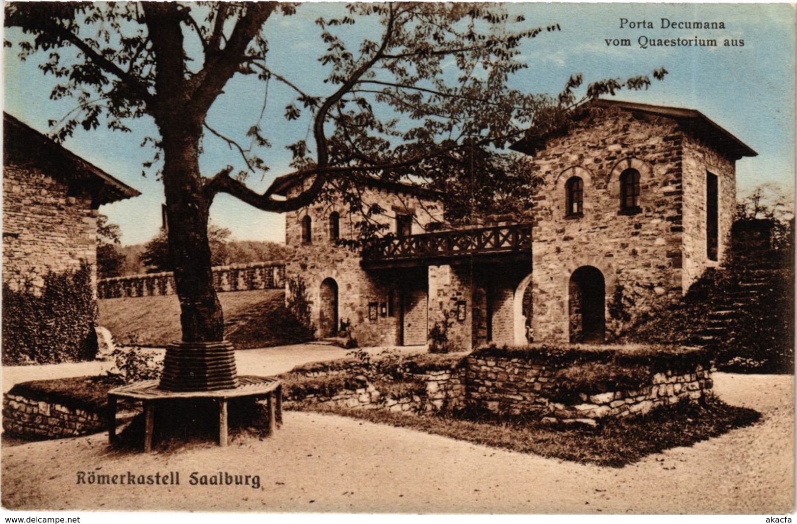 CPA AK Saalburg Porta Decumana GERMANY (931610) - Saalburg