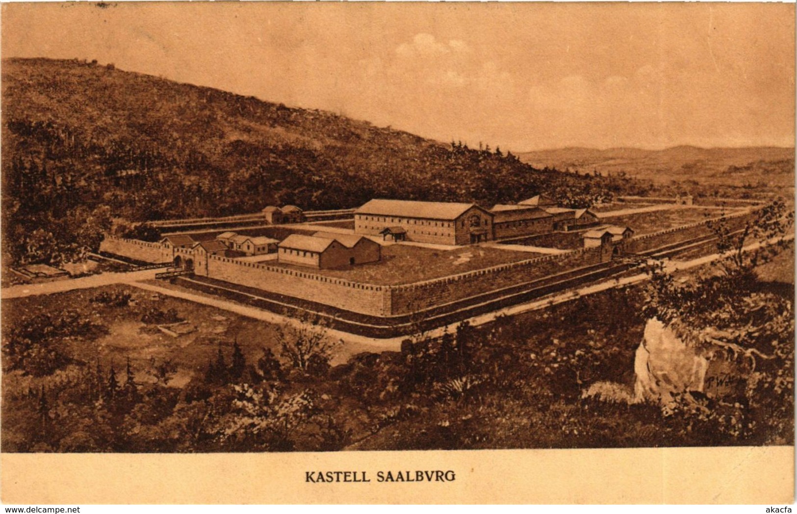 CPA AK Saalburg Kastell GERMANY (931626) - Saalburg