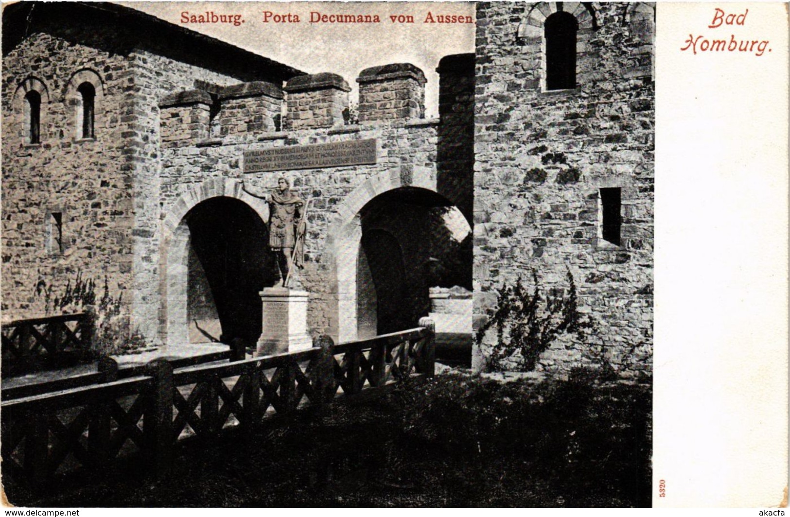 CPA AK Saalburg Porta Decumana Von Aussen GERMANY (931629) - Saalburg