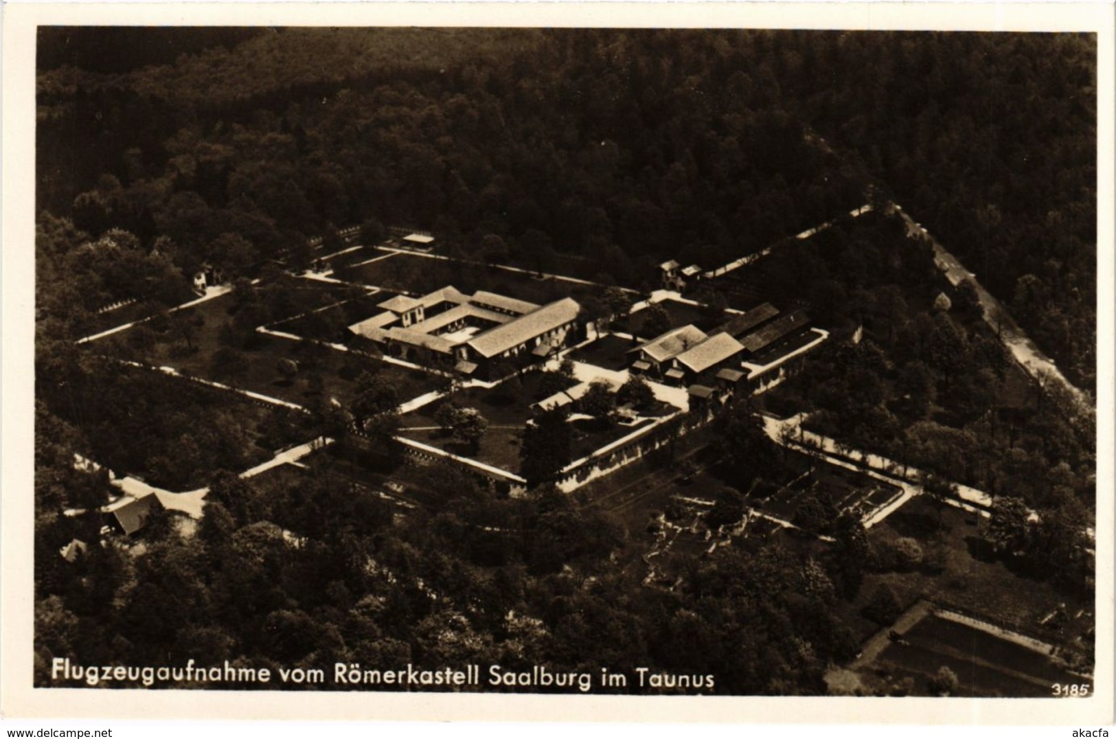 CPA AK Saalburg Aerial View, Romerkastell GERMANY (931679) - Saalburg