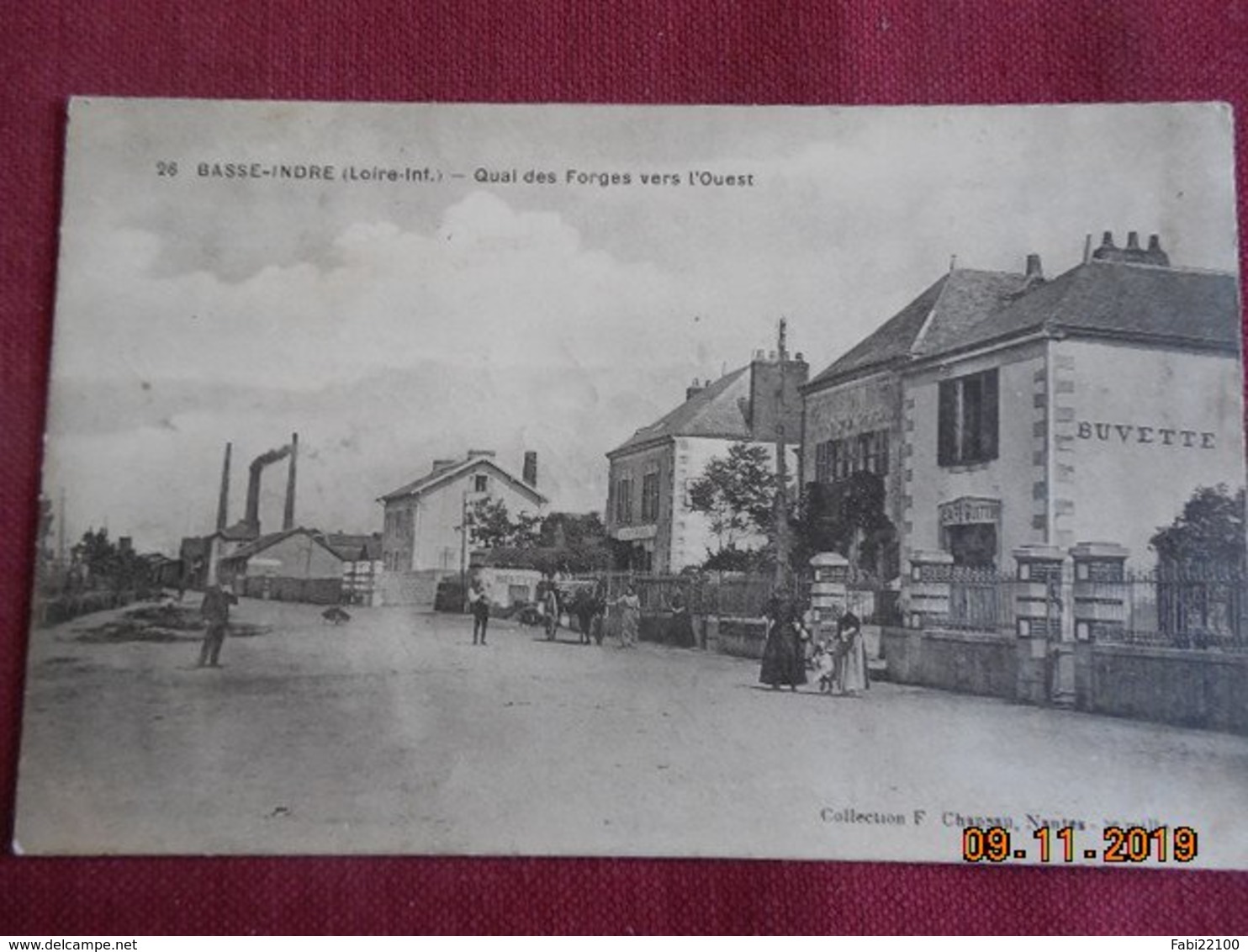 CPA - Basse-Indre - Quai Des Forges Vers L'Ouest - Basse-Indre