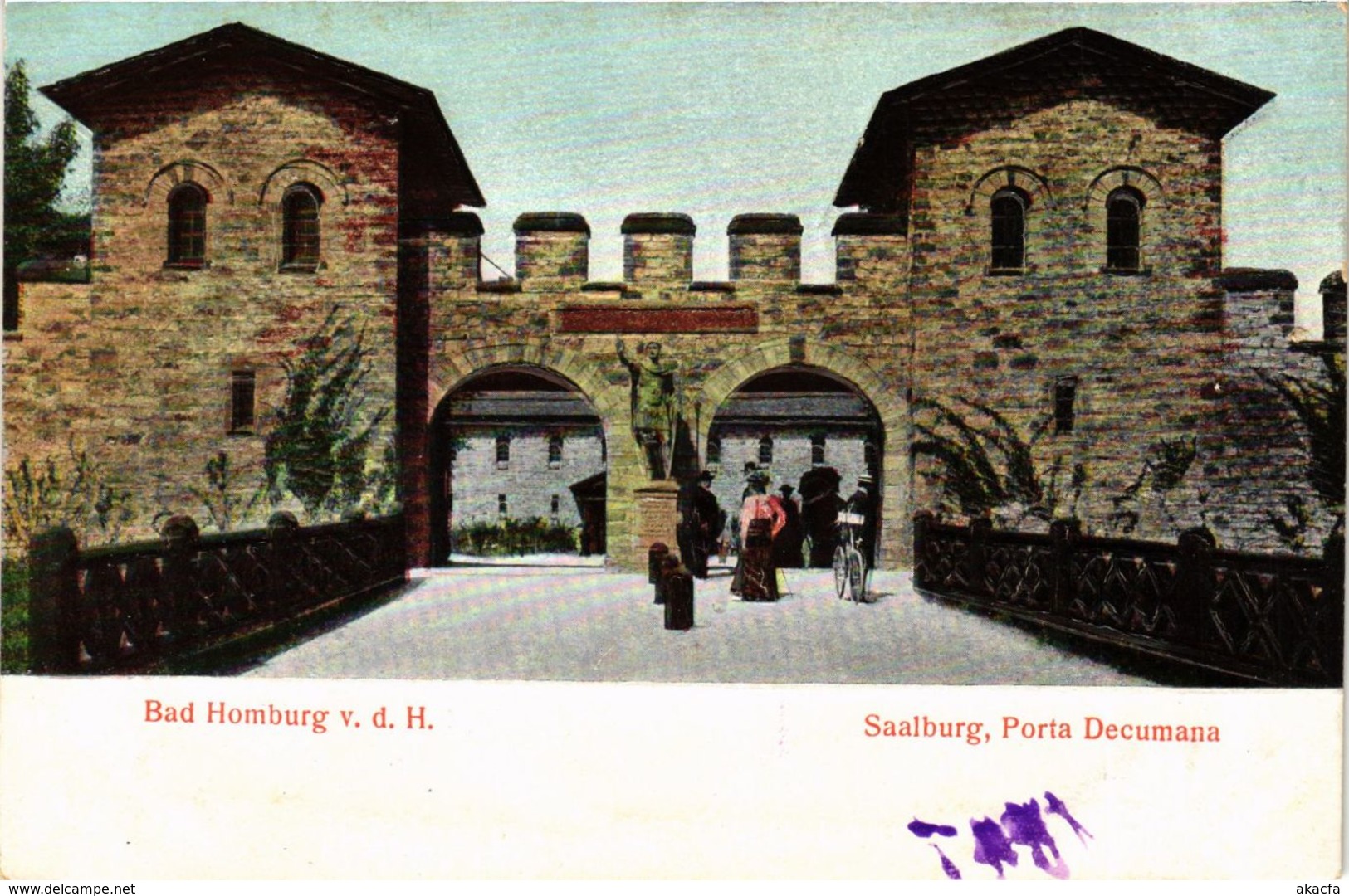 CPA AK Saalburg Porta Decumana GERMANY (931694) - Saalburg