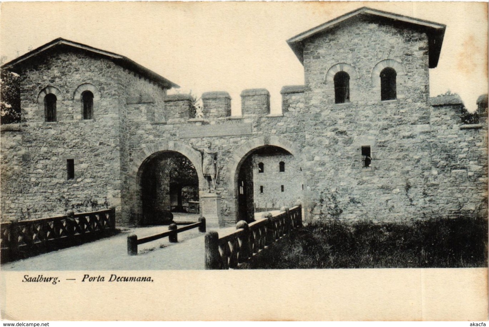 CPA AK Saalburg Porta Decumana GERMANY (931723) - Saalburg