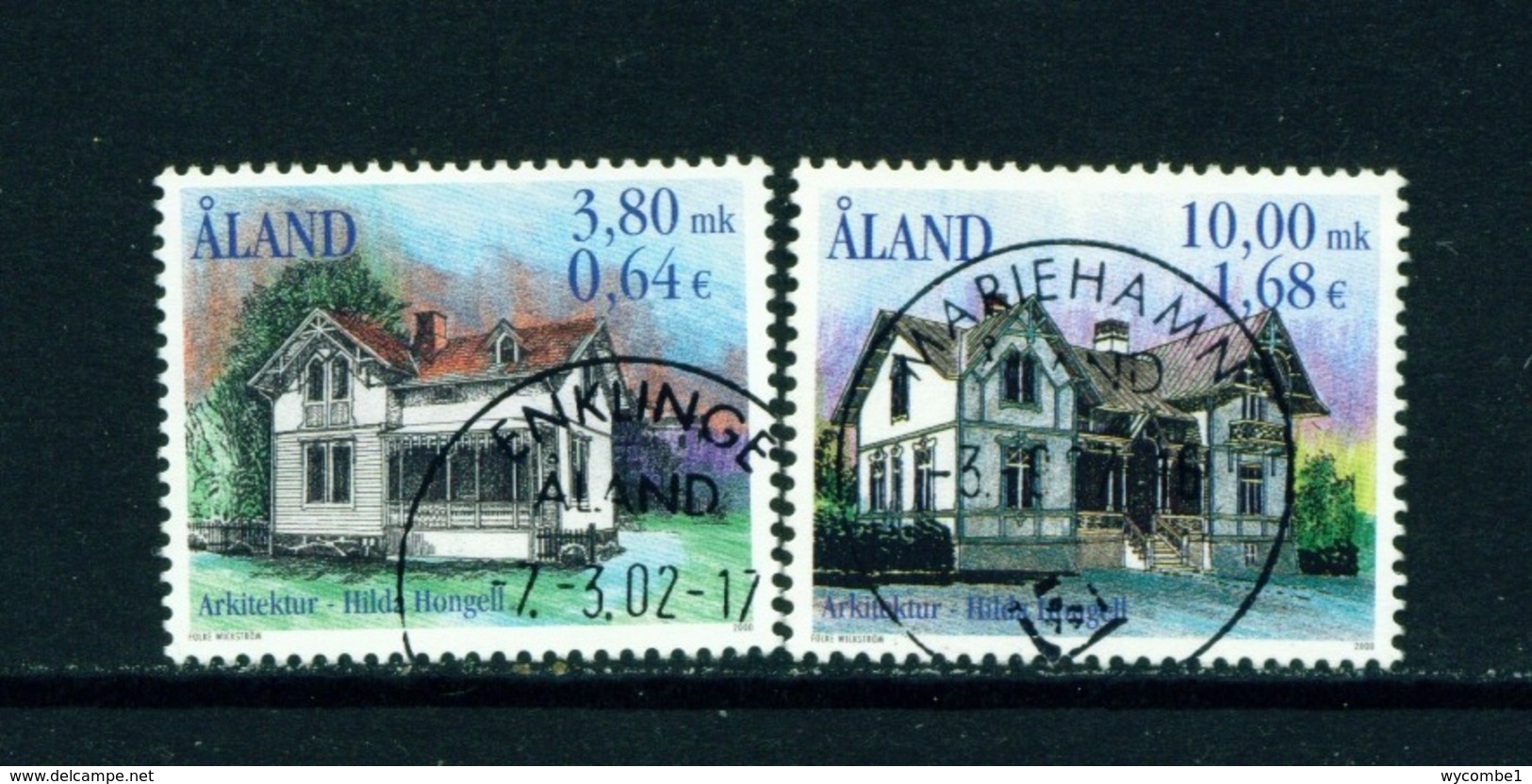 ALAND  -  2000 Hilda Hongell Set Used As Scan - Aland