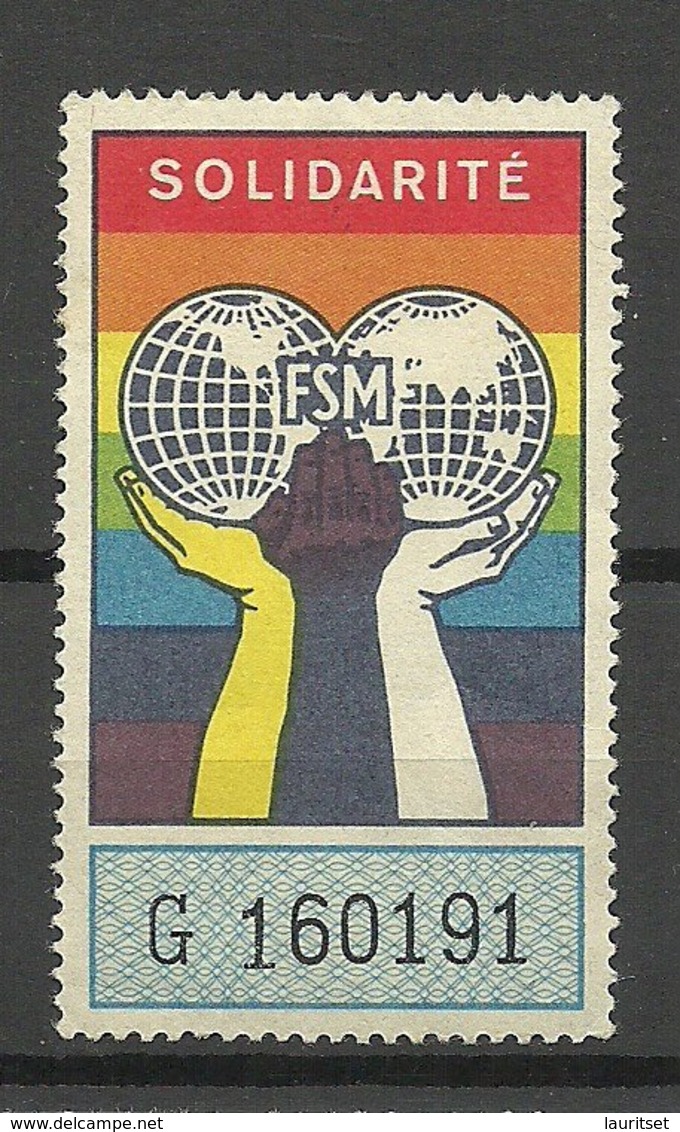 Vignette Poster Stamp Advertising Solidarite Solidarität MNH - Vignetten (Erinnophilie)