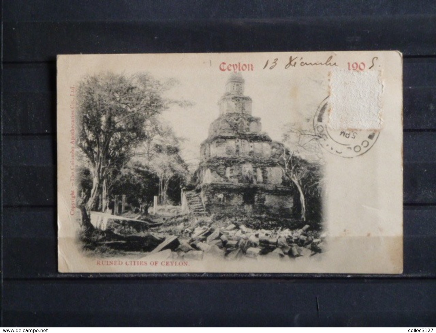 F15 - Ceylon - Ruined Cities Of Ceylon - 1905 - Sri Lanka (Ceylon)