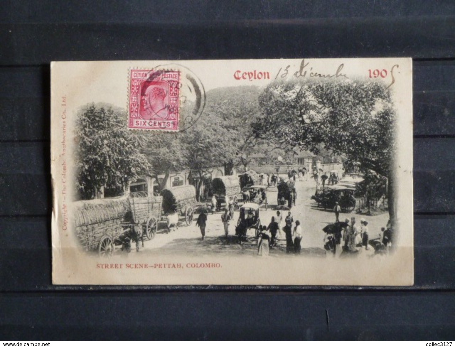 F15 - Ceylon - Street Scene - Pettah - Colombo - 1905 - Sri Lanka (Ceylon)