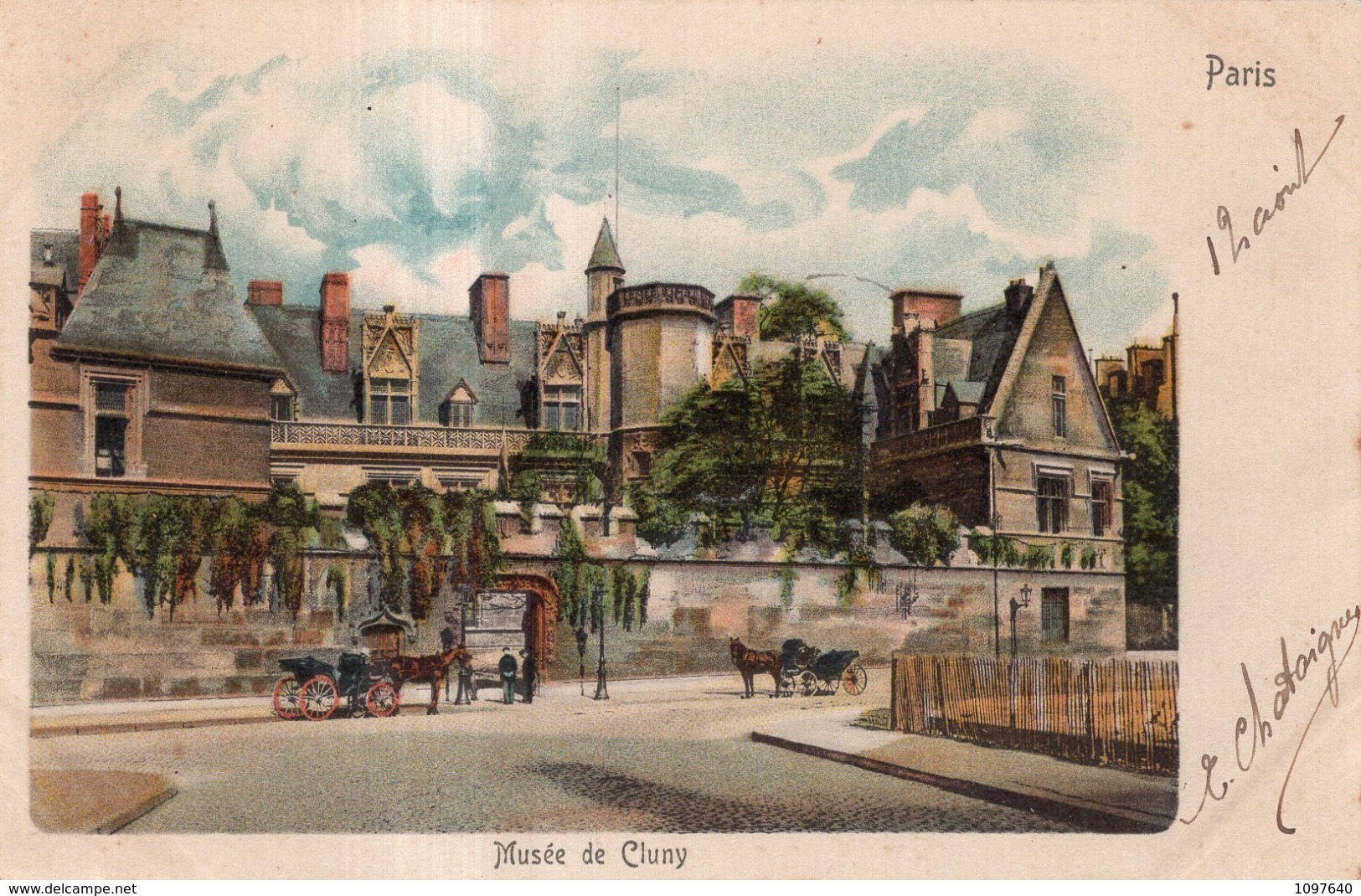 MUSEE DE CLUNY PARIS 1901 - Museos