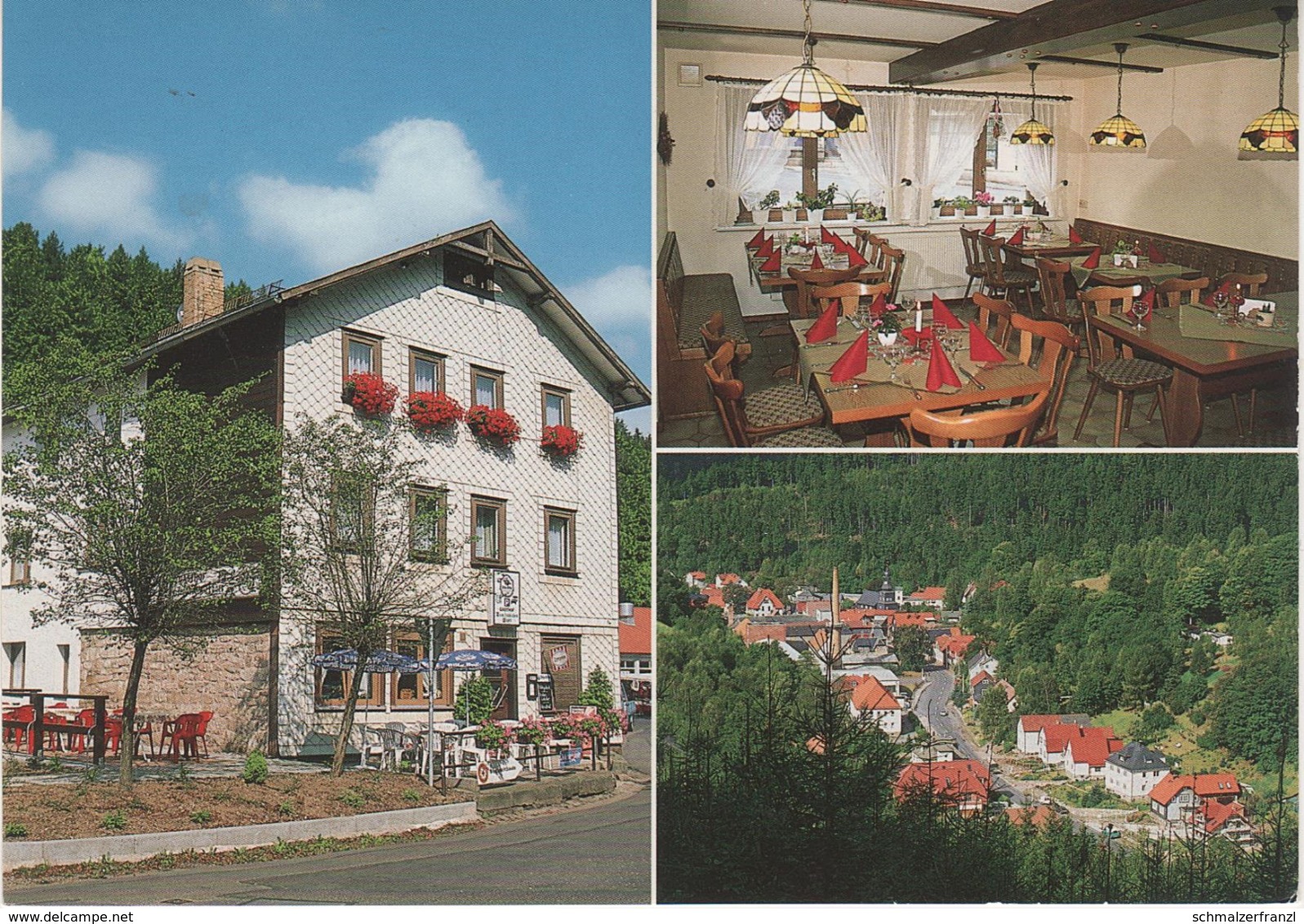 AK Schönbrunn Thüringen Gasthof Zum Fröhlichen Jäger Unterneubrunn Steinbach Langenbach Gießübel Schleusingen Masserberg - Schleusingen