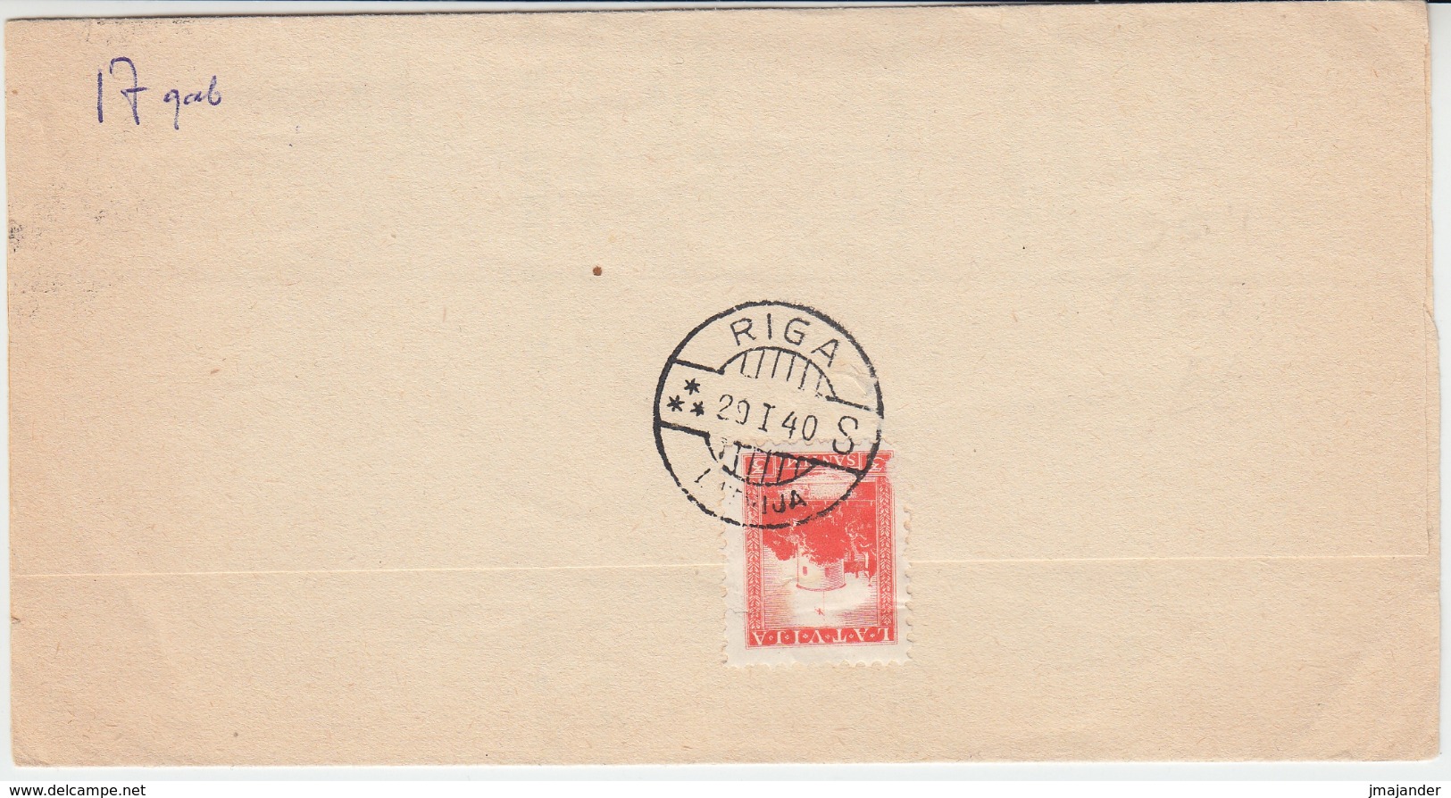 Latvia 1940 - Slogan Postmark On Printed Matter Cover: Forestry Brings Good Income - Hofmann #51 - Lettland